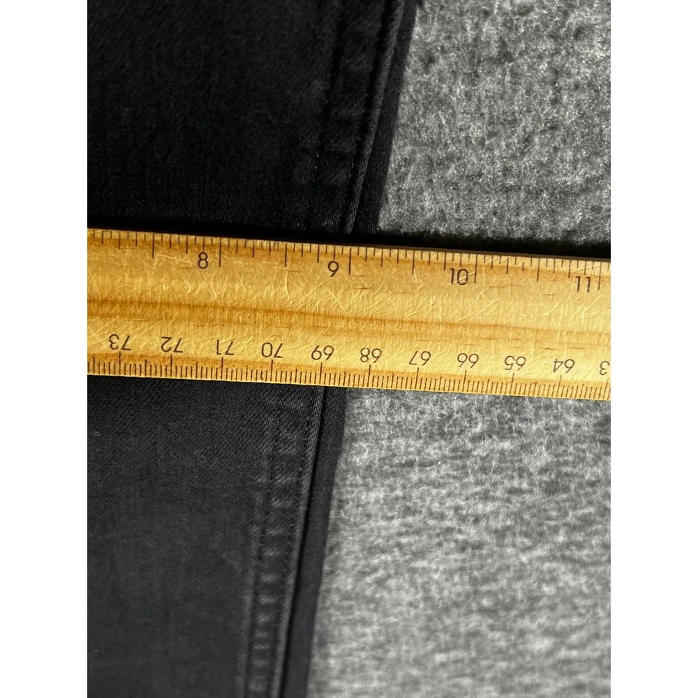 Lee Plus Womens 22Wx30 Medium Black Bootcut Mid Rise Regular Fit Stretch Pants